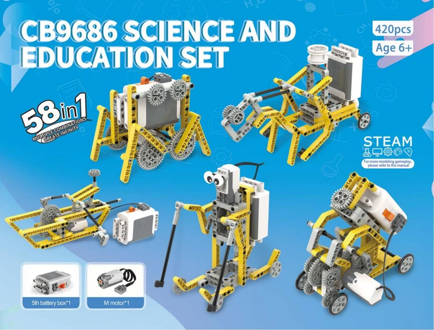 CB9686 Set Sains dan Pendidikan<br/>(kotak penyimpanan)