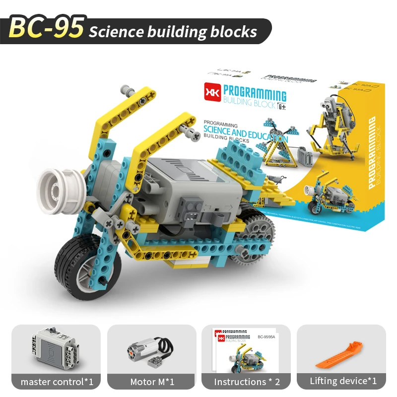 Programmable Science Building Blocks - Motorcycle (Single Box)
