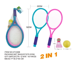 Large Racket with Net Bag