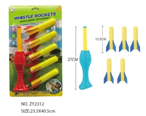 Rocket yang meniup udara     
 (Plastik suction)
