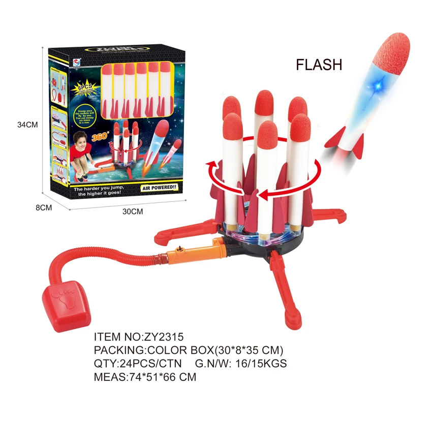 Light-up Rotating Rocket
