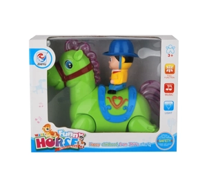 Cartoon Universal Electric Horse with Light & Music