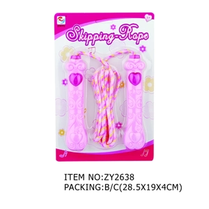 Musical Skipping Rope, Blister Card (Batteries Included)