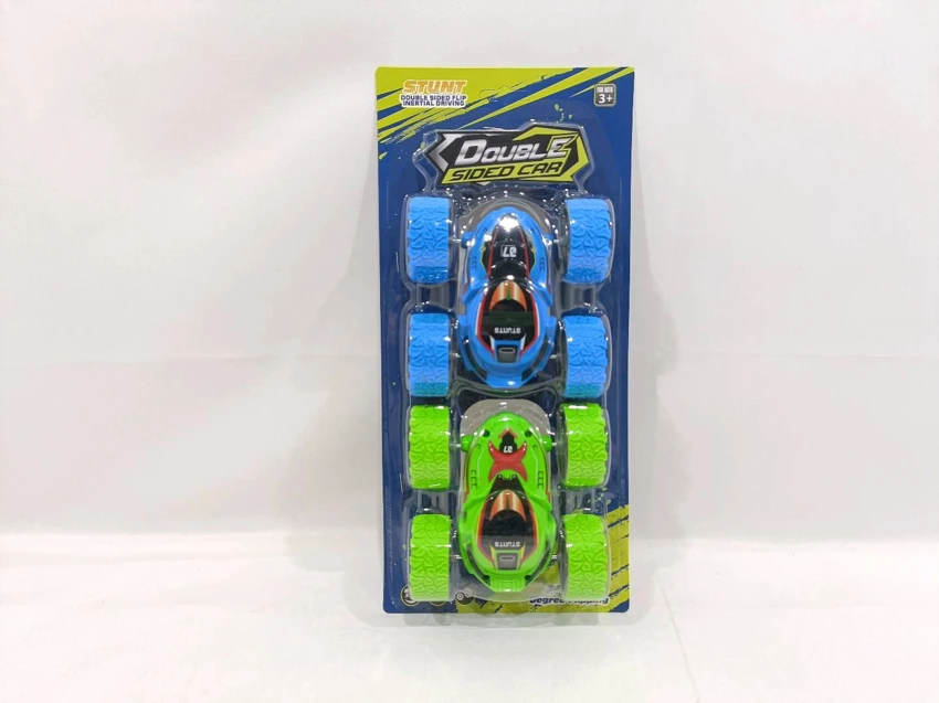 Dual Inertia Stunt Flip Double-Sided Car