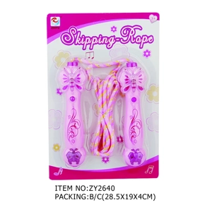 Musical Skipping Rope, Blister Card (Batteries Included)
