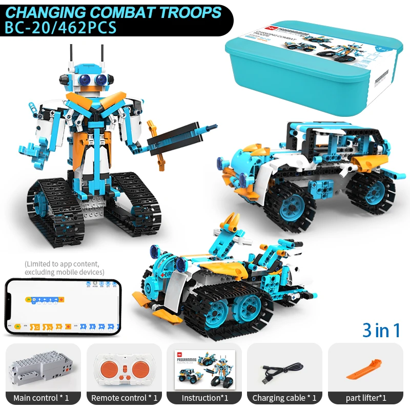 Programmable Building Blocks - Transforming Team (Storage Box)