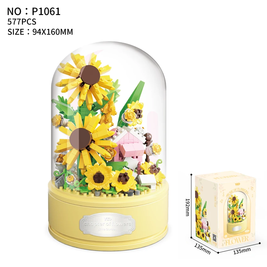 Kotak Muzik Sunflower City Sky (Telus Cover + Asas Muzik Berputar)