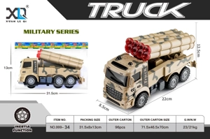 Military Anti-aircraft Gun Truck