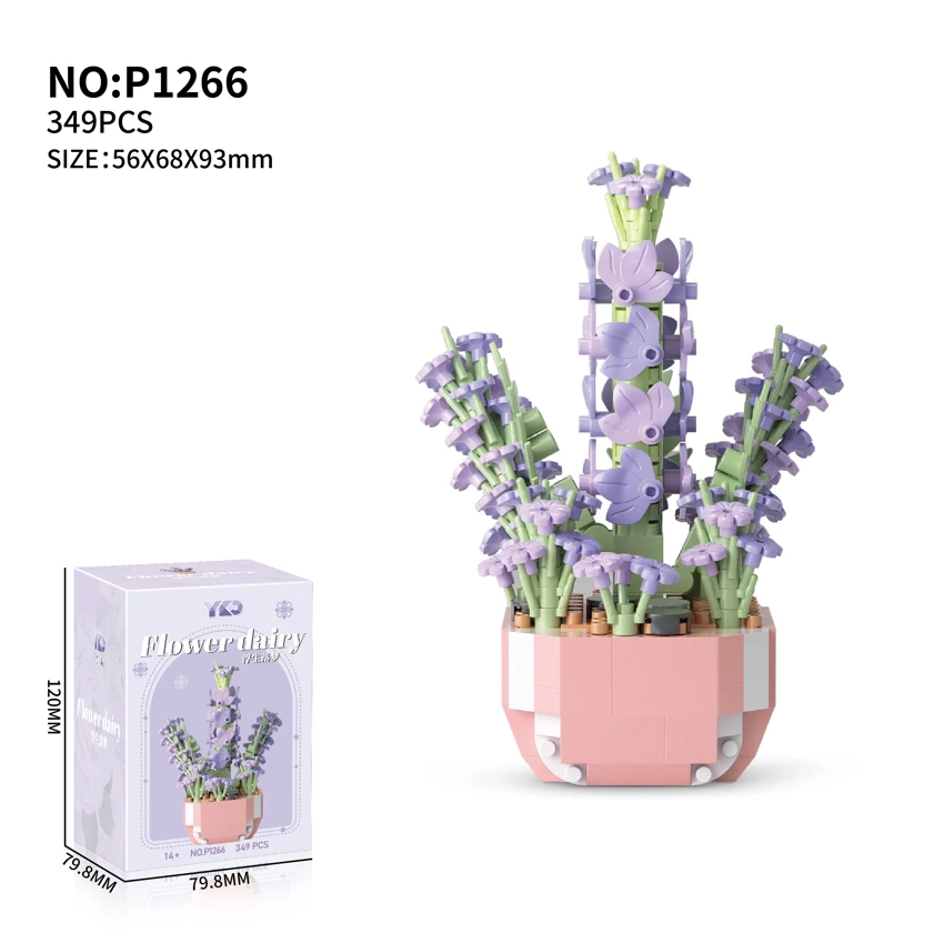 Potted Plant - Floating Life Dream (349PCS)