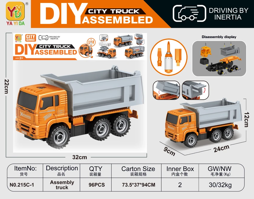 DIY Inersia Membongkar Kereta Dump