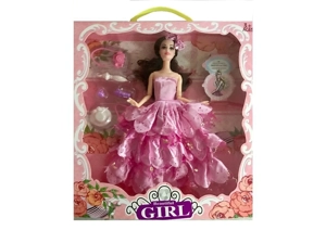 11.5 9 inci sendi gaun perkahwinan Barbie dengan topi kamera blowjob