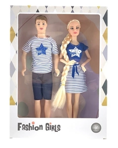 11.5-inch fashion summer outfit male and female mixed pack
