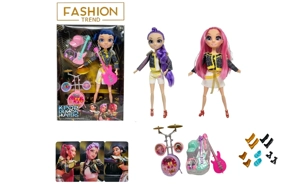 K-POP Rainbow Hunt seri 12 inci 12 sendi padat kaca mata nyata kejutan boneka wanita berburu setan dengan gong dan drum tema set kartu emas mink satu 3 campuran acak.