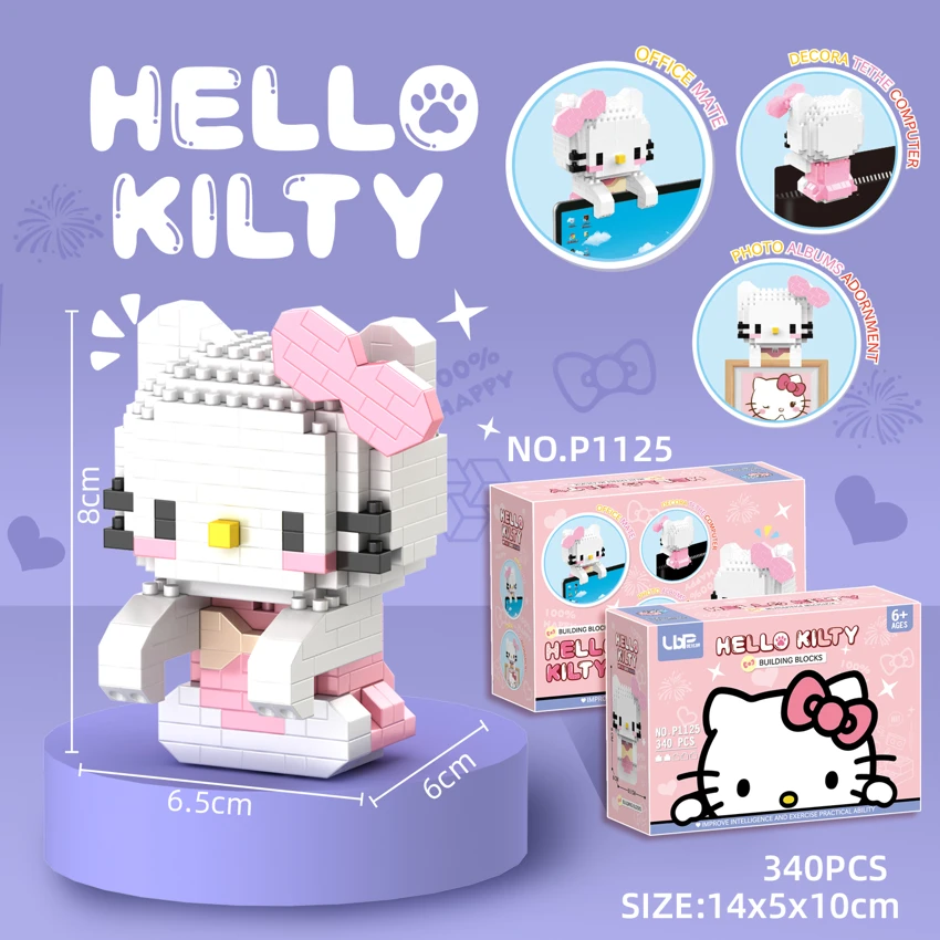 จี้ KT แมว (340pcs)