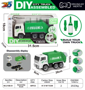 DIY Inertia Disassemble Sanitation Truck