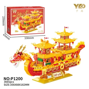 Kapal Naga (Dragon Boat)
(3665PCS)