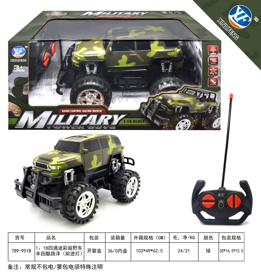1:18 รถออฟโรดพราง<br/>โตโยต้า คูลเซอร์ (ไฟหน้า)