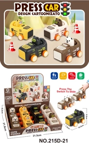 Tekan kereta kartun kereta