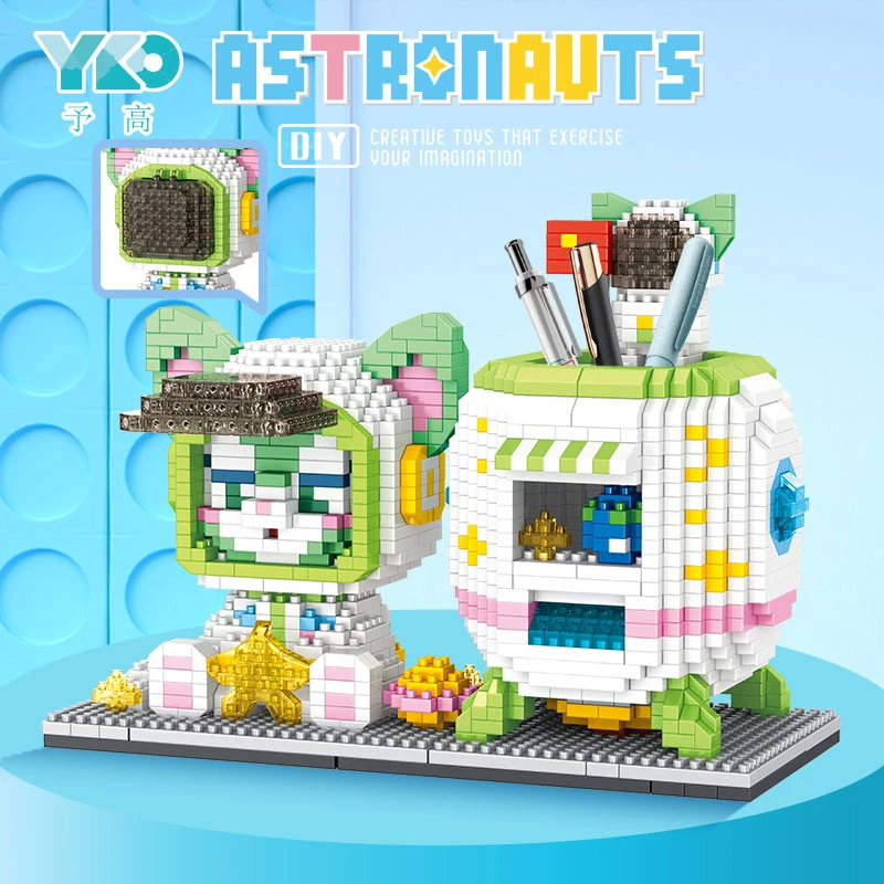 Pencil blok angkasawan (topeng muka boleh dibuka) 1913 PCS