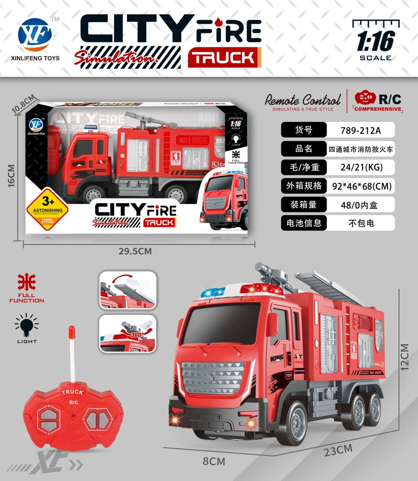 1:16 Kereta api empat arah bandar (lampu ke hadapan, lampu polis)
