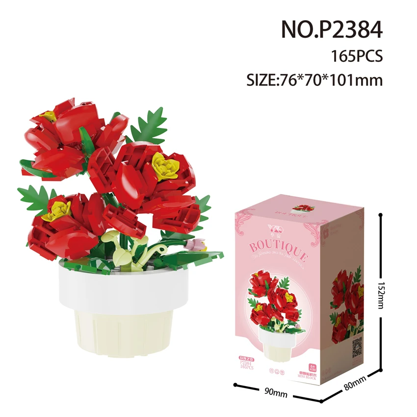 Bunga Bunga - Cinta Bunga Mawar<br/>(165PCS)