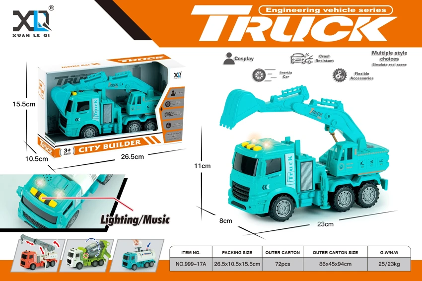 Kepala Eropa: truk penggalian teknik (dengan suara dan cahaya) (dengan suara dan cahaya)
