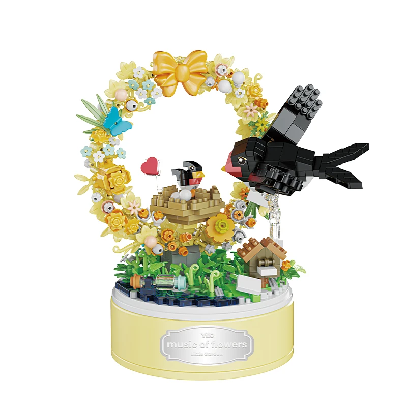 Swallow Music Box (Rotating Music Base) 723PCS