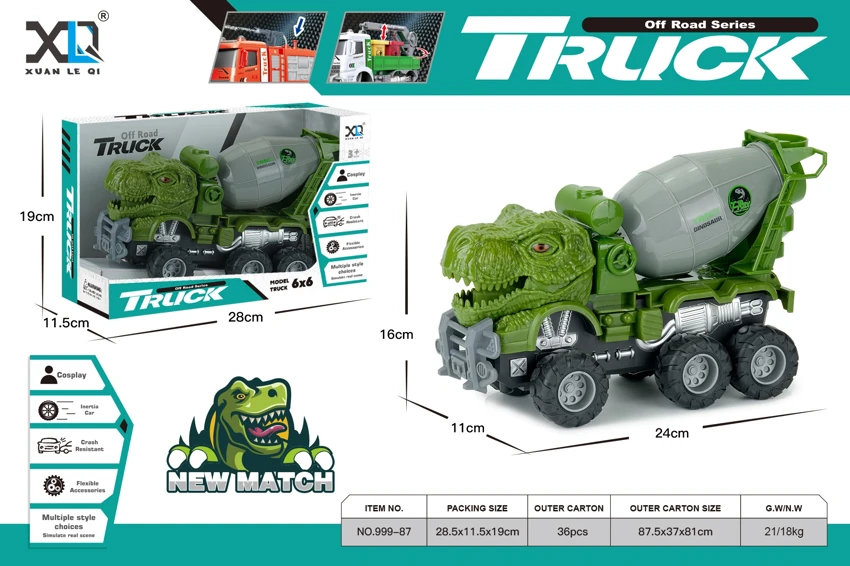 Dinosaur Mixer Truck
