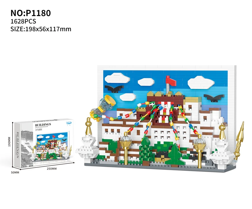 Kad Pos 3D Istana Potala (1628PSC)