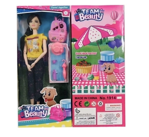 11.5 Inch Solid 11 sendi kasual mode Barbie dengan tas sekolah + aksesoris blow-up