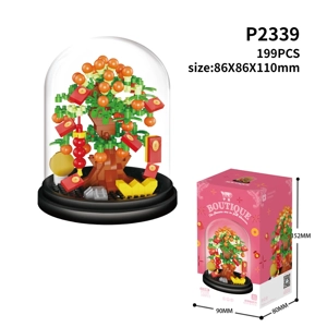 Pokok-pokok merah berwarna merah
(dengan penutup telus + asas hitam) 199PCS