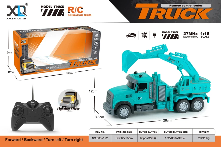 American Style: Blue Excavator