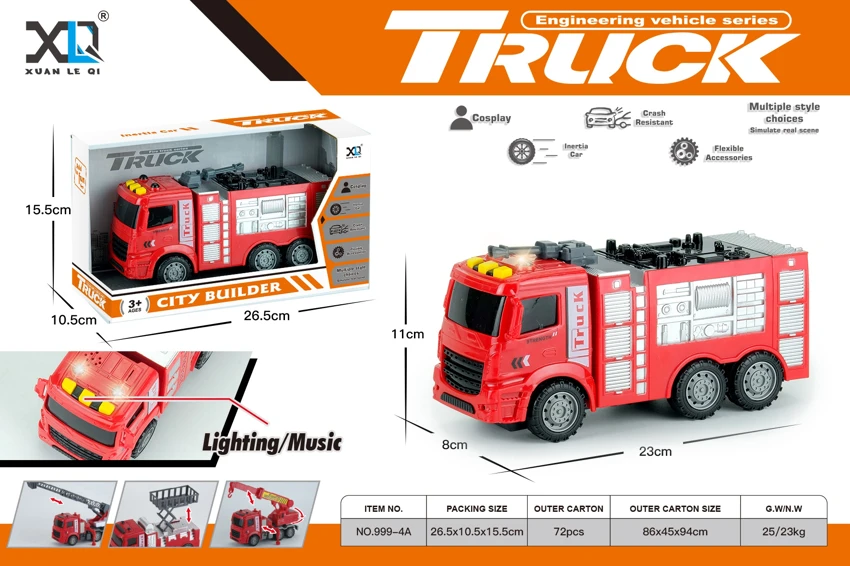 European Cab: Fire Engine (Sound & Light)