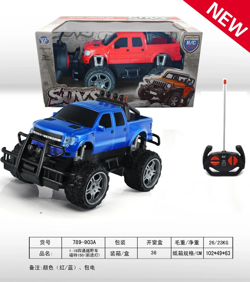 1:18 Kereta empat arah, roda vakum<br/>Ford 150 (Lampu hadapan)