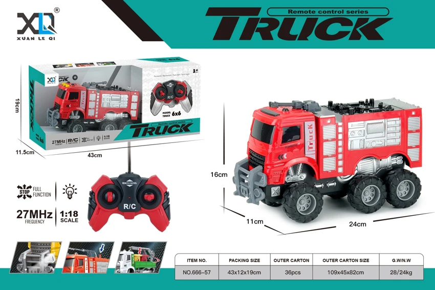 Big Off-road Wheel: Fire Engine