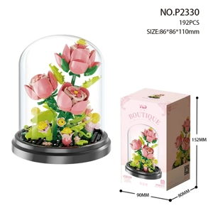 Bunga Mimpi Mempunyai
(dengan penutup telus + asas hitam) 192PCS