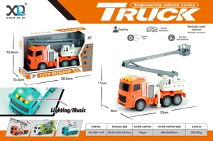 European Cab: Engineering Ladder Truck (Sound & Light)