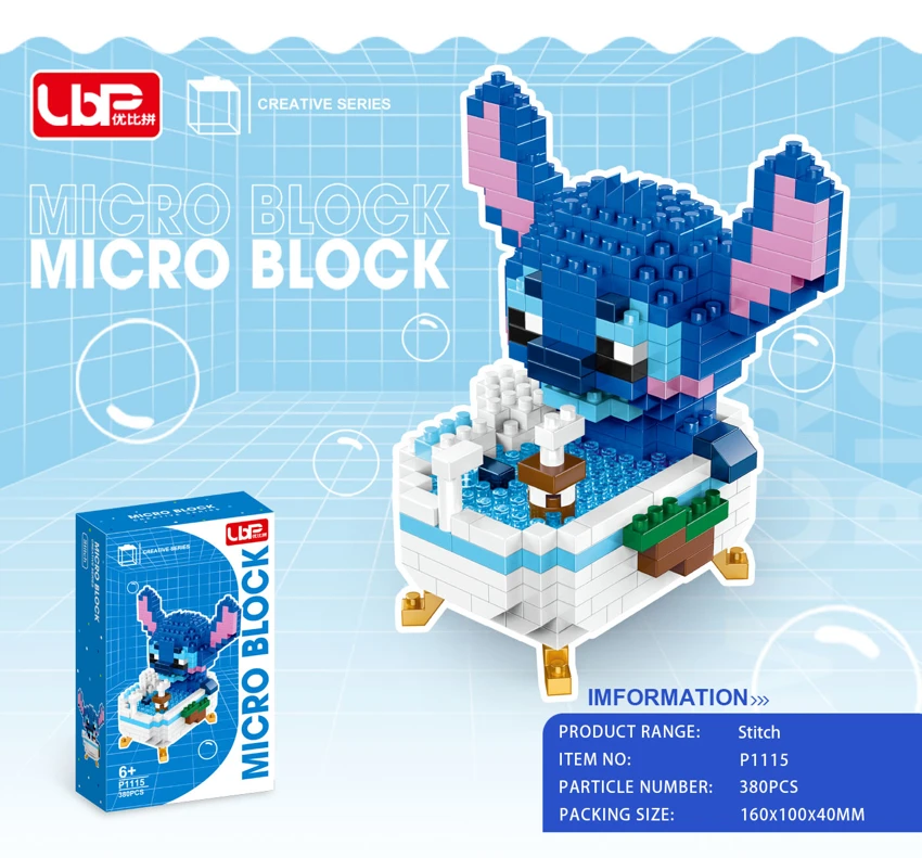 Tab mandi Stitch (380pcs)