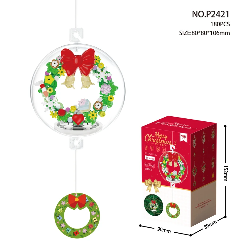 Karangan bunga Krismas<br/>(180PCS)