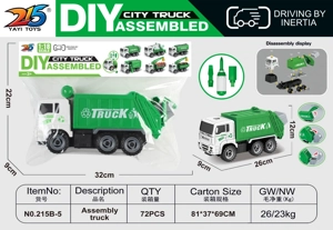 DIY Inertia Disassemble Sanitation Truck