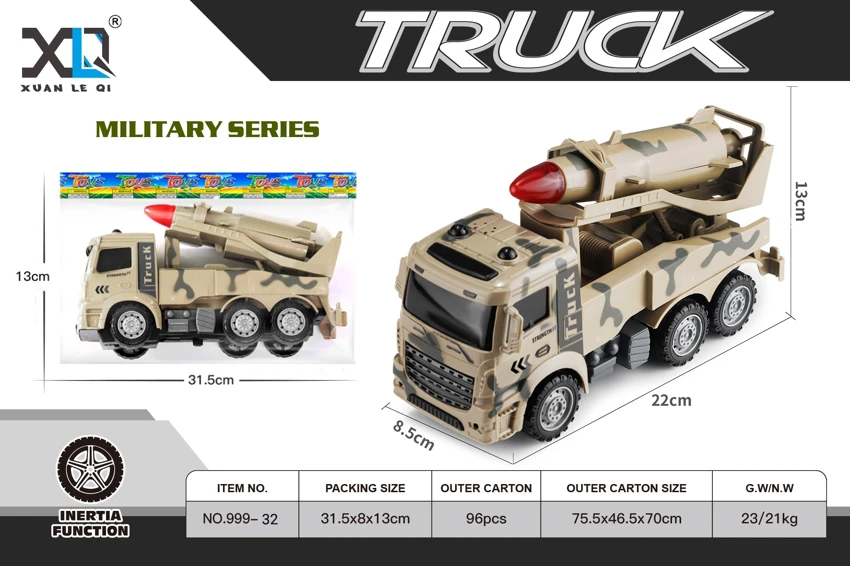 Military Rocket Launcher Truck