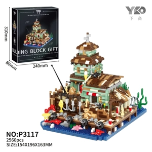 Rumah Pengintaian (Research House)
(2560pcs)