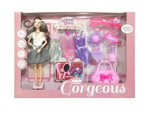 11.5 9 inci sendi padat barylene dengan tiga set mode, tas makeup, set olahraga luar ruangan