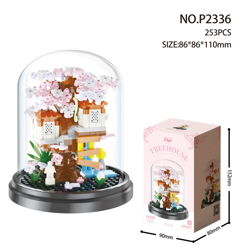 Vibrant Spring (With Transparent Cover + Black Base) 253PCS