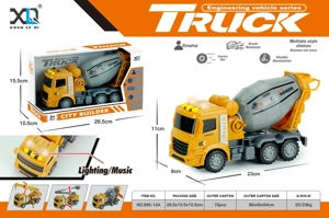 European Cab: Engineering Mixer Truck (Sound & Light)