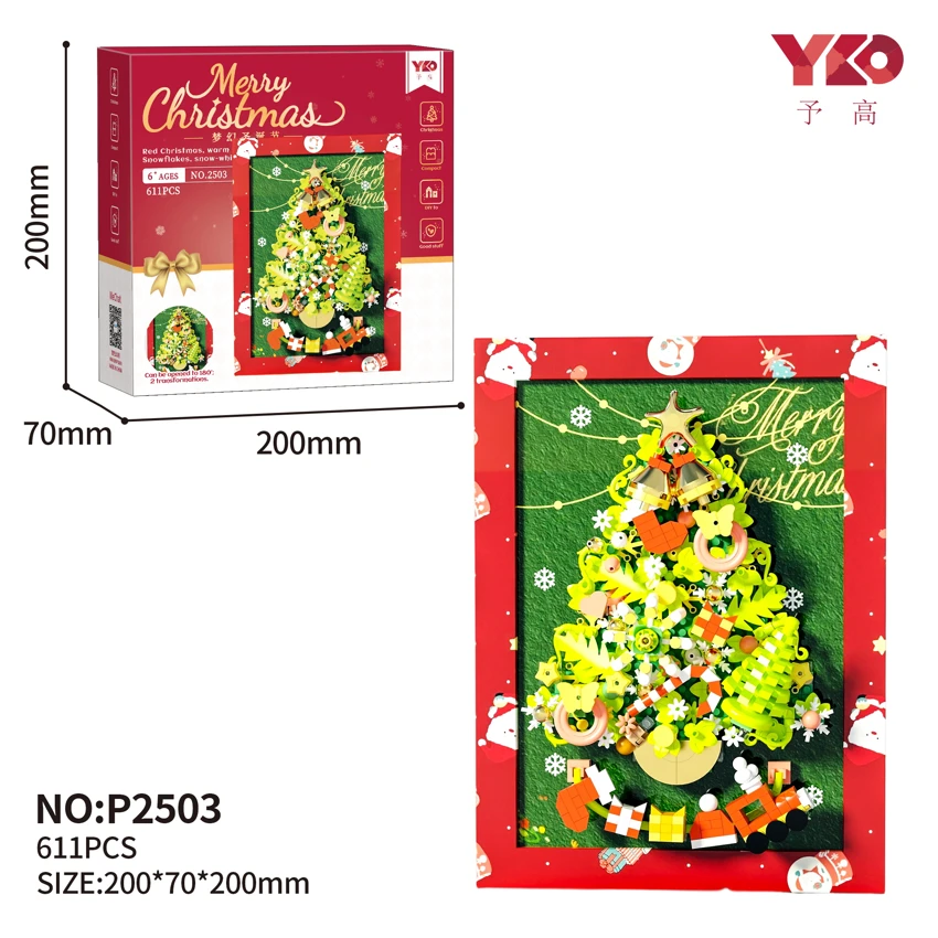 Pokok Krismas (dengan bingkai) 508PCS