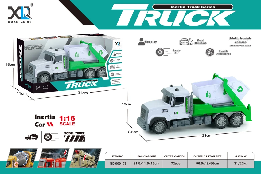 American Cab: Arm Lift Garbage Truck