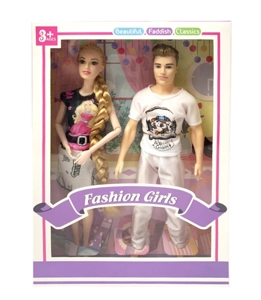 11.5 Kotak tetingkap yang terbuka untuk pasangan fesyen Barbie