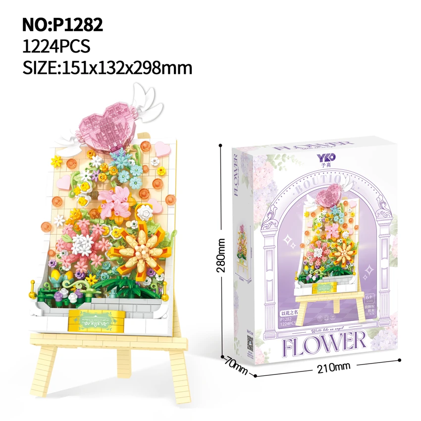 Atas nama bunga - blok rak (1181PCS)