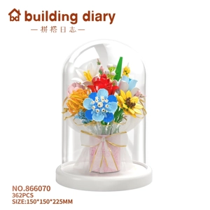 Bouquet · Color Collection For You (With Transparent Cover + Ribbon + Gauze Flower Material)